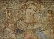 98 Bell'affresco di Madonna con Bambino 